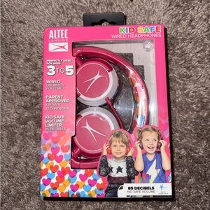 Altec Lansing Pink Kid Safe Wired Headphones